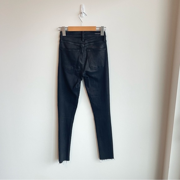 Citizens of Humanity Rocket High Rise Skinny Jeans Black Size 24 - Picture 4 of 13